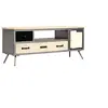 Image de Tv-meubel 120x30x45 cm massief mangohout en staal246282