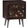 Image de Table de chevet Bois de récupération solide 40 x 30 x 50 cm