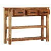 Image de Buffet avec 3 tiroirs 110 x 30 x 80 cm Bois massif de Sesham