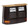 Image de Buffet en forme de camion Bois de manguier massif Gris foncé