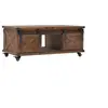 Image de Table basse Bois de sapin massif 91x51x38 cm Marron
