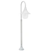 Image de Lampadaire de jardin E27 120 cm Aluminium Blanc