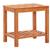 Image de Table d appoint Bois d acacia massif 45 x 33 x 45 cm