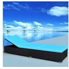 Image de Chaise longue H. 31 cm L. 195 cm noir en resine tressee non empilable non pliable