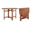 Image de Table a manger fixe sans tiroir en bois massif 120 x 70 cm