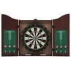 Image de Jeu de cibles professionnel Sisal avec armoire et 6 fléchettes