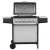 Image de Gasbarbecue met 6 kookzones roestvrij staal zilverkleurig44286