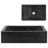 Image de Lavabo 45x30x12 cm marbre noir brillant