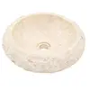 Image de Evier 40 x 12 cm Marbre Crème