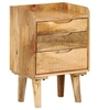 Image de Table de chevet Bois de manguier massif 40 x 30 x 59,5 cm