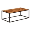 Image de Table basse 110x60x40 cm Bois d acacia solide et acier