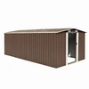 Image de Abri de jardin 257x489x181 cm Métal Marron 143351