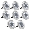 Image de Lampe solaire au sol 8 pcs Lumières LED blanches