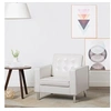 Image de Fauteuil blanc similicuir