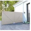 Image de Auvent Latéral de Terrasse 400x200 cm Crème Store Latéral de Balcon