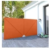 Image de Auvent latéral pliable de terrasse Terre cuite 400 x 200 cm