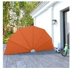Image de Auvent latéral pliable de terrasse Terre cuite 160 cm