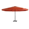 Image de Parasol met aluminium paal 500 cm terracottakleurig 44477