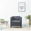 Image de Fauteuil tissu gris