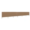Image de Windscherm 6-panelen 800x80 cm stof taupe44546