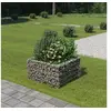 Image de Gabion plantenbak verhoogd 90x90x50 cm gegalvaniseerd staal143557