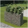 Image de Lit surélevé à gabion Acier galvanisé 180x50x100 cm