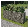 Image de Lit surélevé à gabion Acier galvanisé 270x50x100 cm