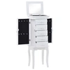 Image de Armoire à bijoux sur pieds Blanc