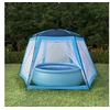 Image de Tente de piscine Tissu 590x520x250 cm Bleu