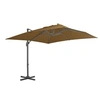 Image de Parasol de Jardin en Porte-à-faux avec Mât en Aluminium, Pare-soleil de Patio, Abri de Soleil, Parasol de Terrasse 44638