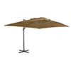 Image de Parasol de Jardin en Porte-à-faux avec Mât en Aluminium, Pare-soleil de Patio, Abri de Soleil, Parasol de Terrasse 44639