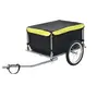 Image de Remorque de bicyclette Noir et jaune 65 kg