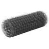 Image de Kippengaas 10x0,5 m staal met PVC coating grijs143647