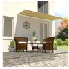 Image de Luifel uittrekbaar 400x150 cm geel en wit143757