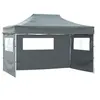 Image de Tente Pliable 3 Paroi 431x291x315 cm Anthracite Jardin Terrasse Patio Pavillon 44973