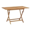Image de Table a manger fixe sans tiroir 4 personnes en bois 120 x 70 cm
