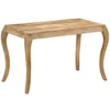 Image de vidaXL Table de salle à manger 118x60x76 cm Bois de manguier massif