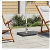 Image de Socle de parasol - - 45065 - Granit 28,5 kg - Carré Noir - Dimensions 45x45x5 cm