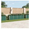 Image de Lit surélevé de jardin Acier galvanisé 320x80x77 cm Vert