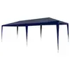 Image de Tente de Réception 3x6 m PE Bleu Tonnelle Pavillon Chapiteau de Jardin 45083