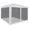 Image de Partytent met 4 mesh zijwanden 3x3 m45108