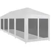 Image de Partytent met 10 mesh zijwanden 12x3 m45112