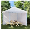 Image de Tentwanden 2 st met ritssluiting PE wit 45114