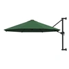 Image de Parasol Mural avec Mât Métallique 300 cm Vert Balcon Jardin Terrasse 44864