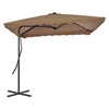 Image de Parasol d'Extérieur avec Poteau en Acier, Pare-soleil de Patio, Abri de Soleil, Parasol de Terrasse Extérieur, 250 x 44884