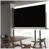 Image de Auvent Latéral Rétractable de Patio 140x300 cm Noir Pare-vue Brise-vent 45190