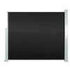 Image de Auvent Latéral Rétractable 120x300cm Noir Jardin Balcon Brise-vue Store 45359