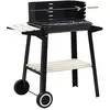 Image de Houtskoolbarbecue staand met wieltjes45367