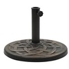 Image de Parasolvoet rond 19 kg polyresin bronskleurig45202