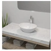 Image de Lavabo Salle de Bain Mitigeur Céramique Ovale Vasque Robinet Toilette 275497